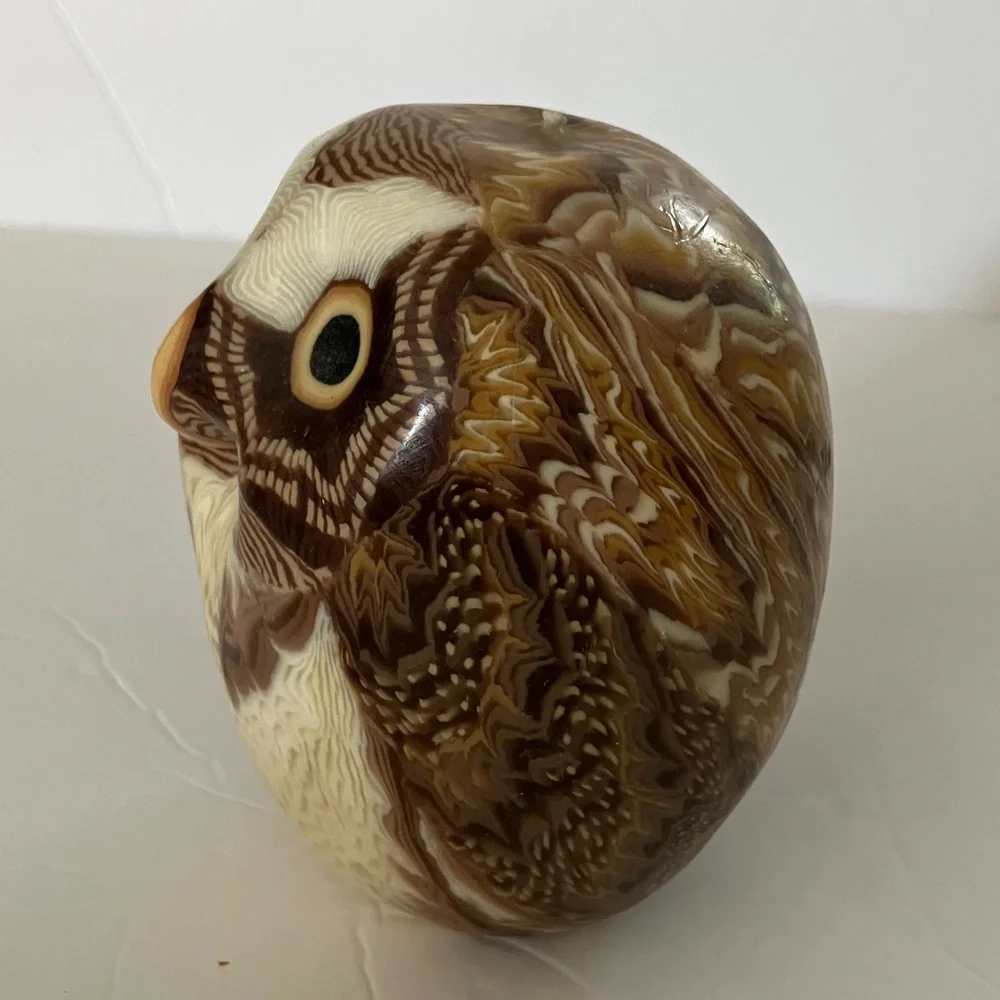 Vintage‎ Owl Candle Set of Two